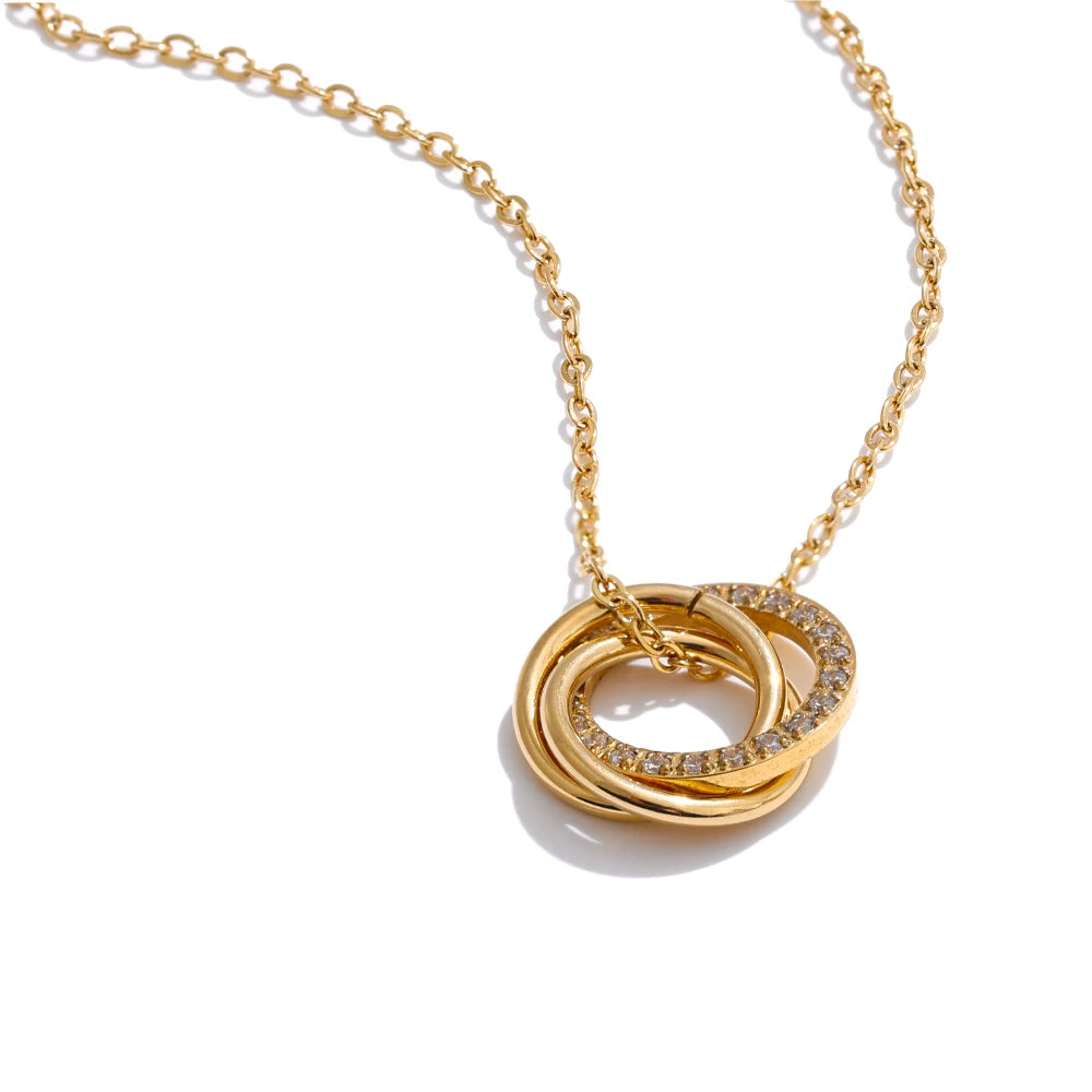 Interlocking Circle Pendant