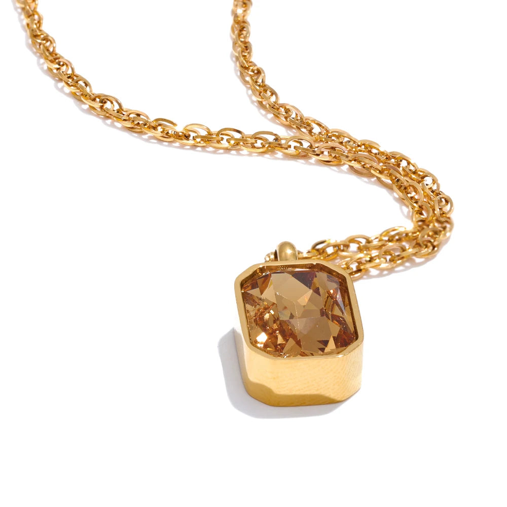 Smoky Cushion Pendant