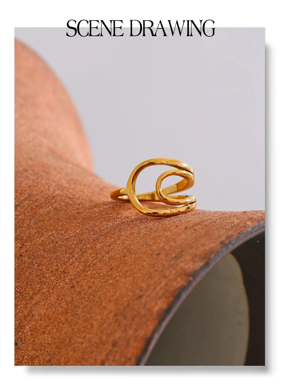 Interlocking Sculptural Rings