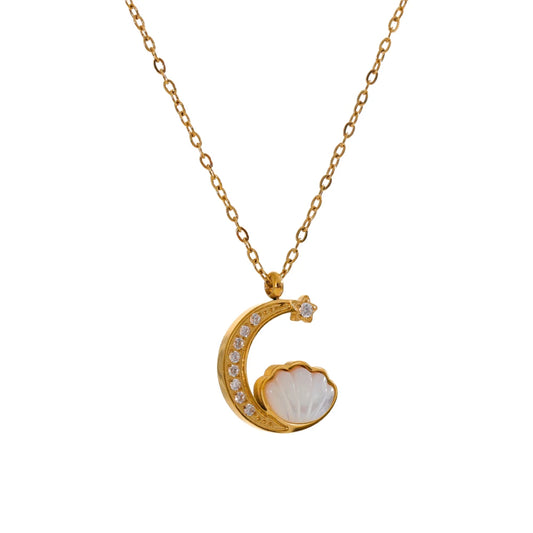 Moon Drop Delicate Necklace