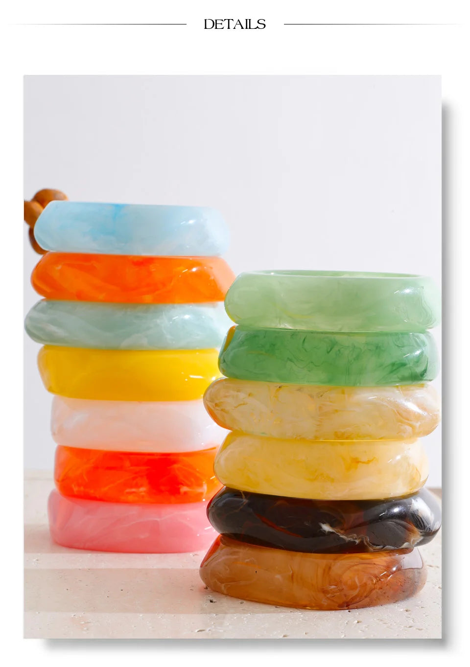 Ocean Mist Resin Bangle