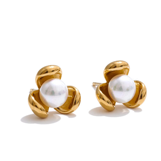 Pearl Embrace Studs