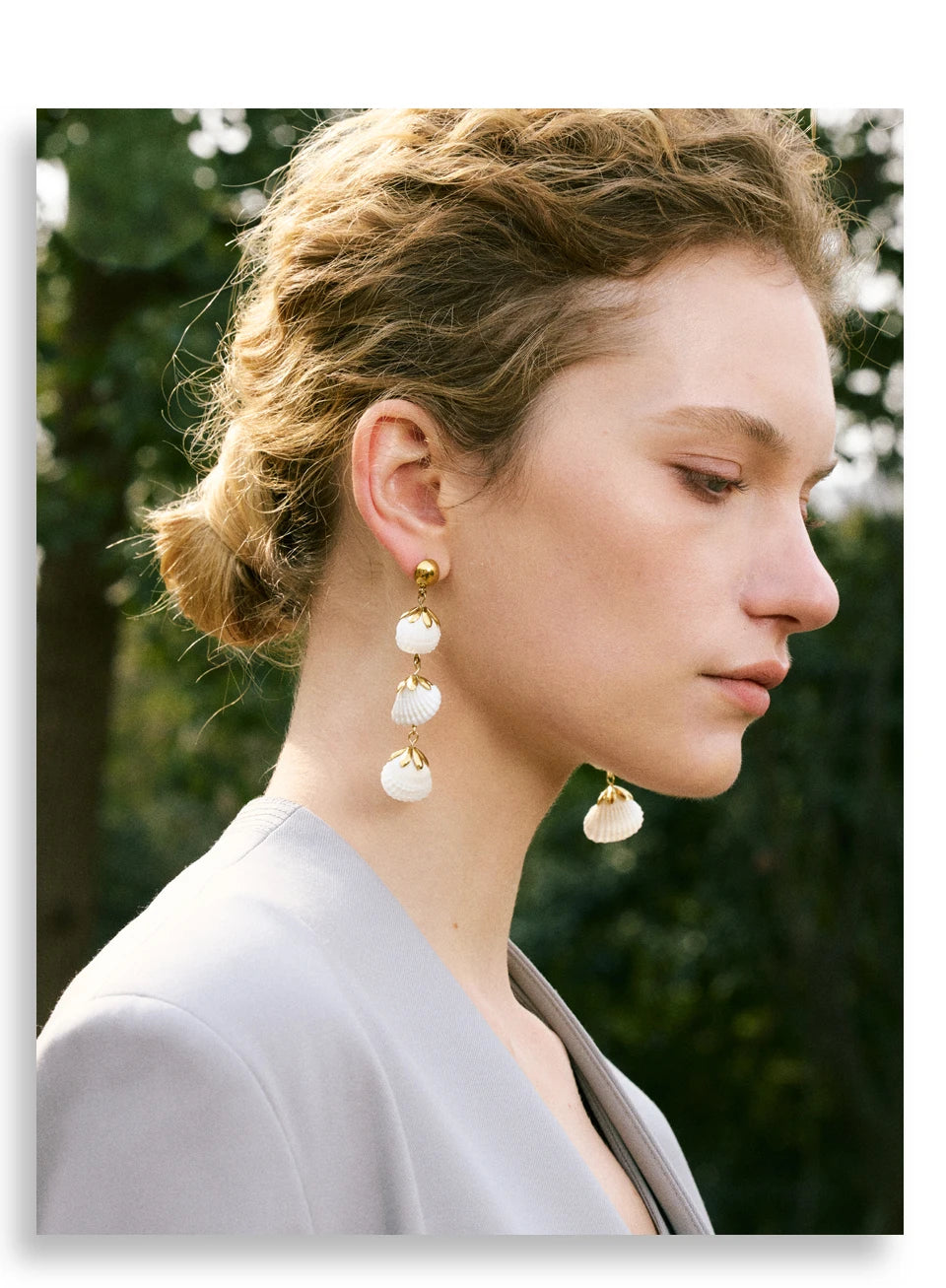 Cascading Shell Earrings