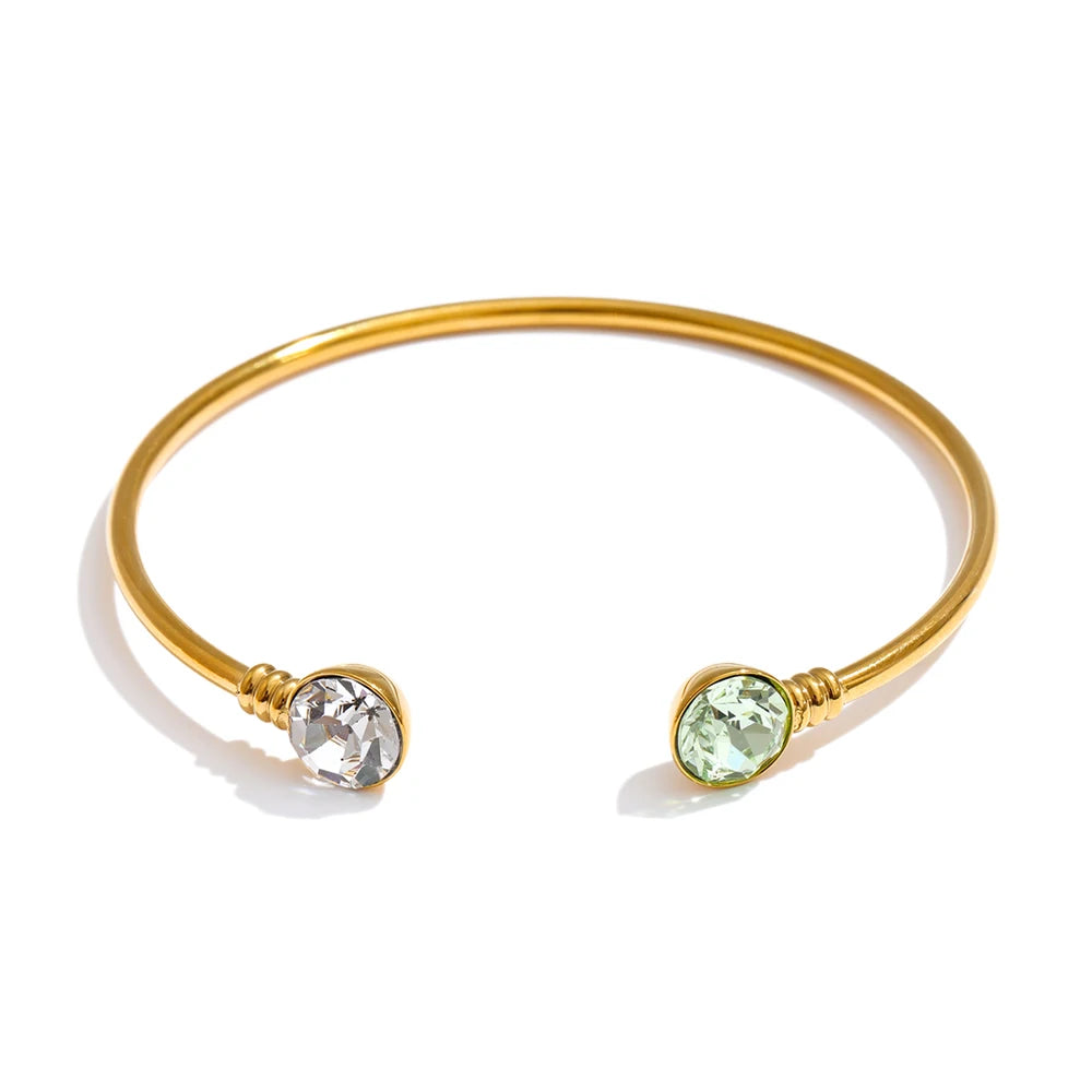 Rainbow Crystal Wrap Bracelet