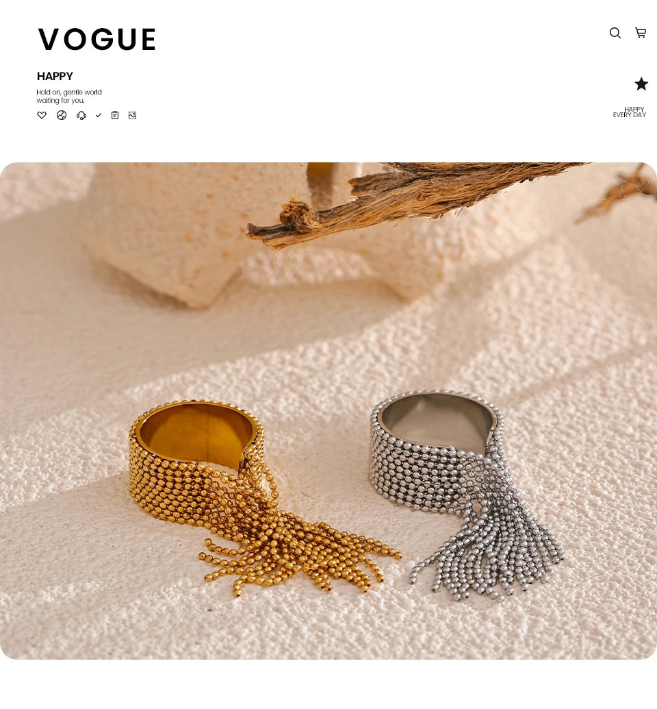 The Cascading Luxe Ring