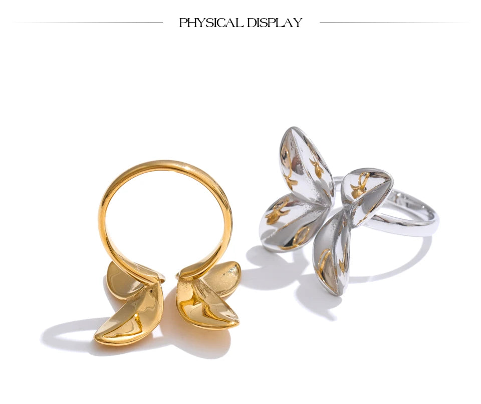 Golden Butterfly Ring