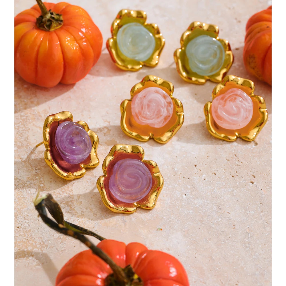 Pastel Bloom Studs